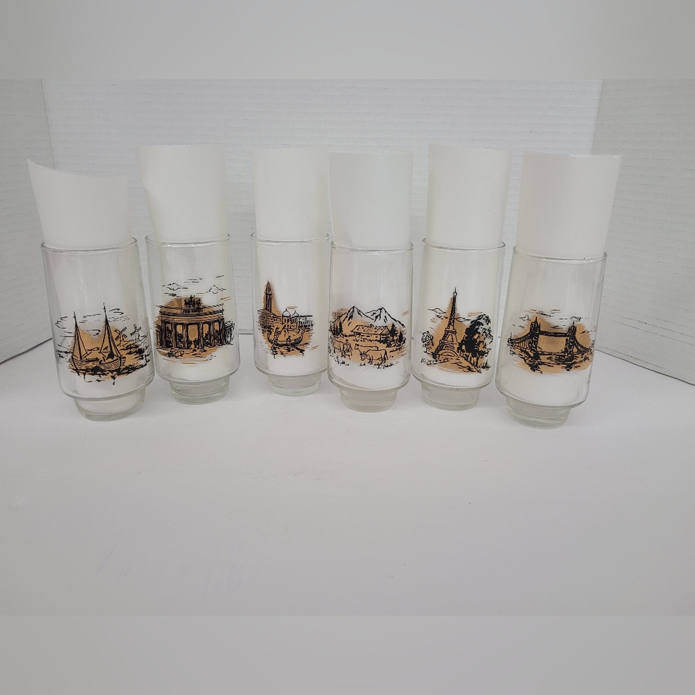 Mcm 5" Bareware Glasses Set Of 6